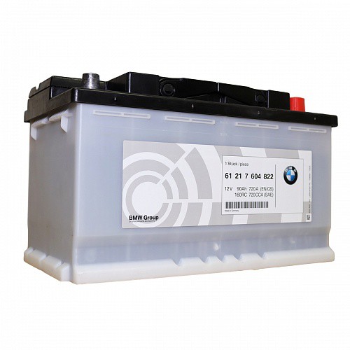 Baterie auto originală BMW 12V 90Ah 800A, cod OE 61217604822