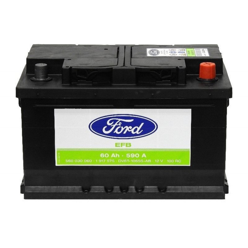 Baterie auto originală FORD 12V 60Ah 590A, OE 1917575, EFB START STOP