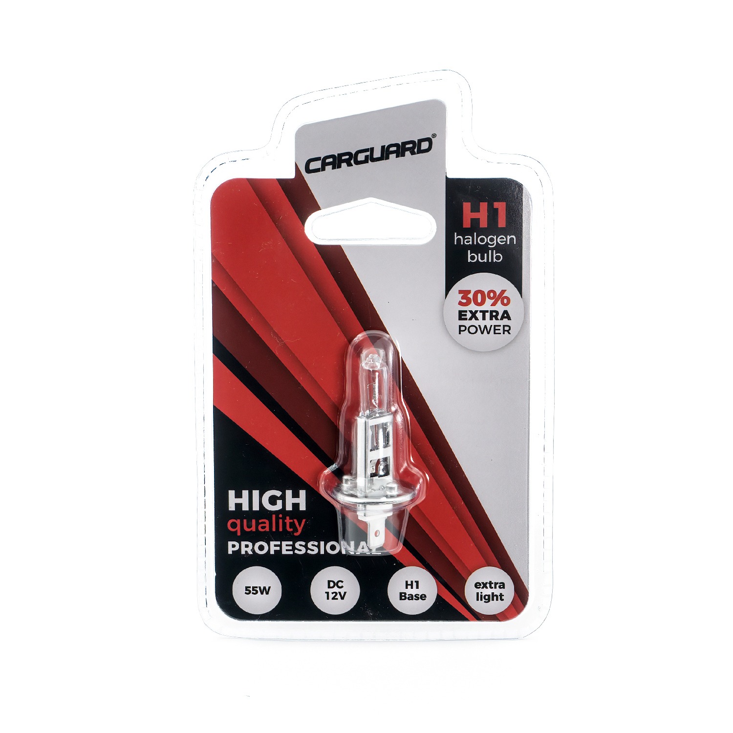 Bec halogen H1 55W 12V +30% Intensitate Carguard