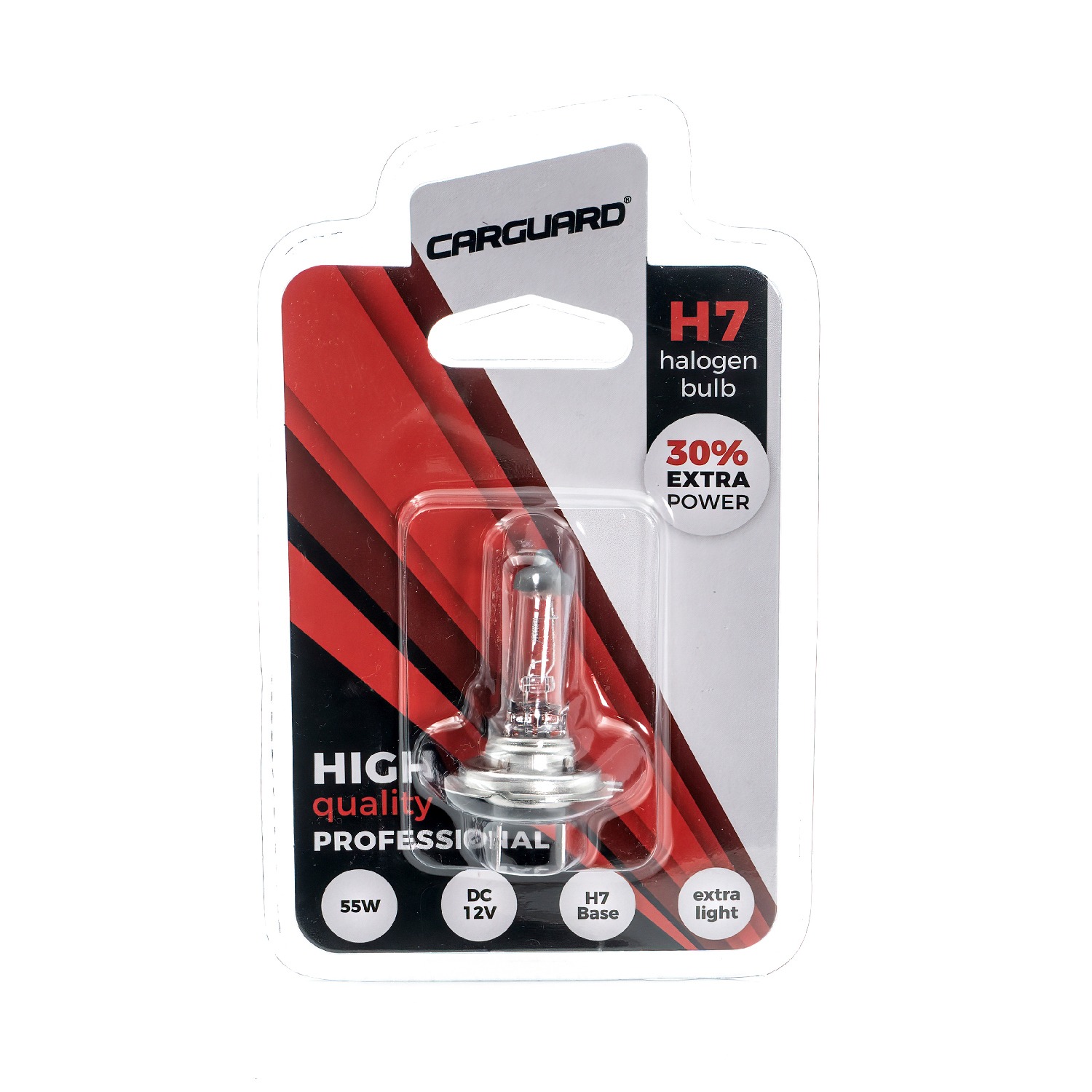 Bec halogen H7 55W 12V +30% Intensitate Carguard