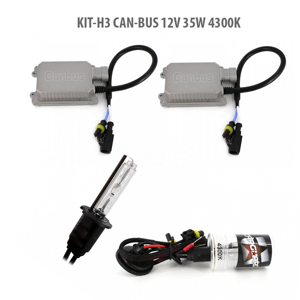 Kit Xenon H3 35W 12V 4300K Carguard CAN-BUS