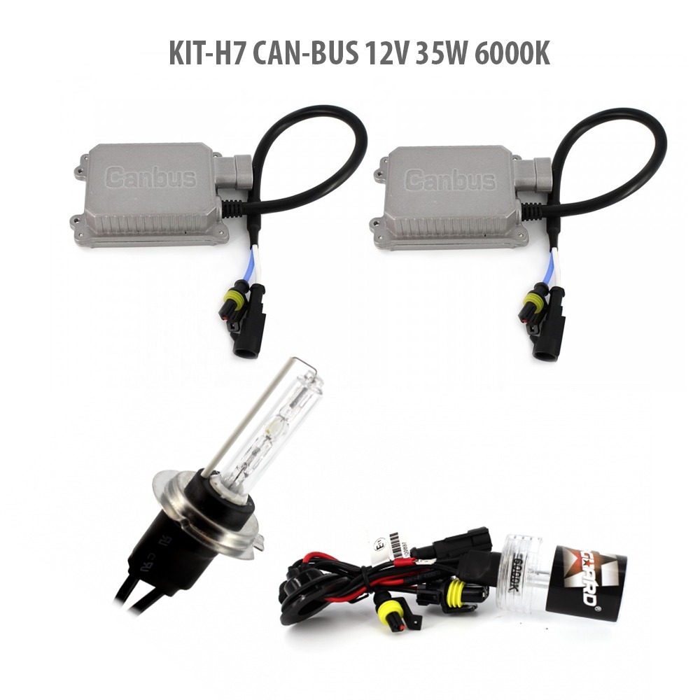 Kit Xenon H7 55W 12V 6000K Carguard CAN-BUS