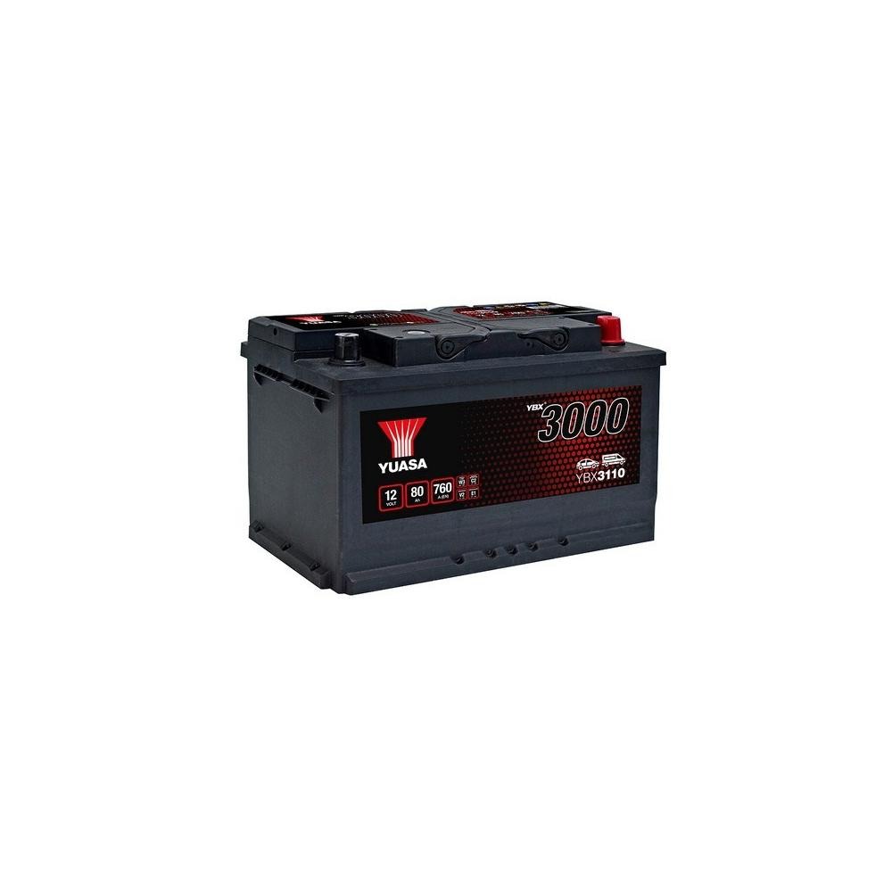 Baterie Auto YUASA 12V 80Ah 760A YBX3110