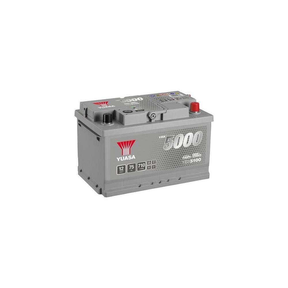 Baterie Auto YUASA 12V 75Ah 710A YBX5100